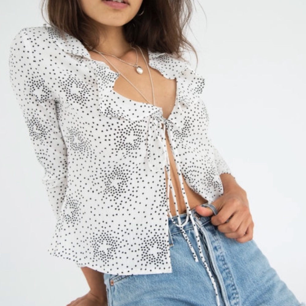 Tie Front Blouse